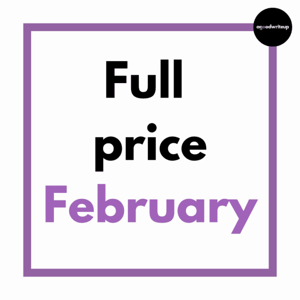 Jo Watson, copywriter, agoodwriteup, sale, discount, full price, half price, blogging, copywriting